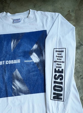 Autismss宝藏屋美式复古摇滚乐队vintgae印花长袖T恤打底衫男高街