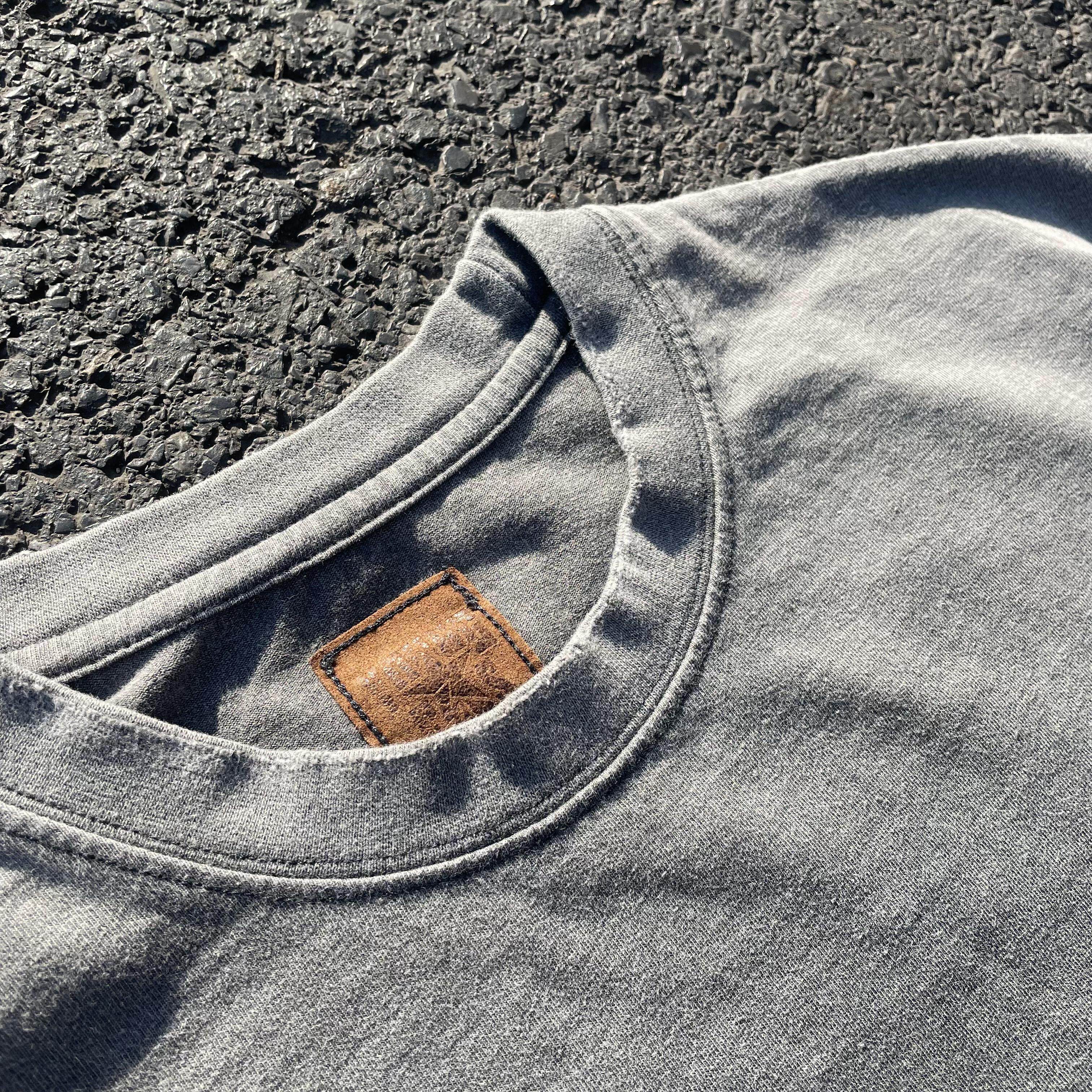 270그램  무거운  워시 디스트레스드 홀 바닥 셔츠 솔리드 컬러 루즈 대형 456XL 남성용 및 여성용 긴팔 티셔츠