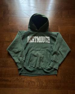 Autismss宝藏屋 潮流达特茅斯学院印花设计感宽松大码连帽卫衣