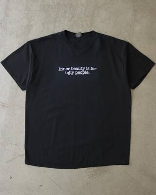 Autismss宝藏屋 好物推荐！设计感小众字母标语男女同款短袖上衣