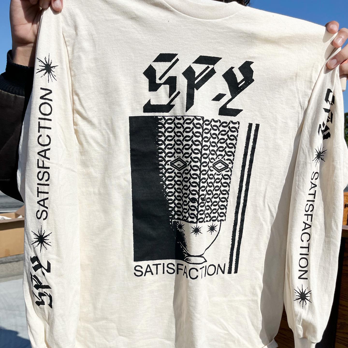 Autismss宝藏屋!Satisfaction Printing休闲女Streetwear长袖T恤
