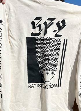 Autismss宝藏屋！Satisfaction Printing休闲女Streetwear长袖T恤