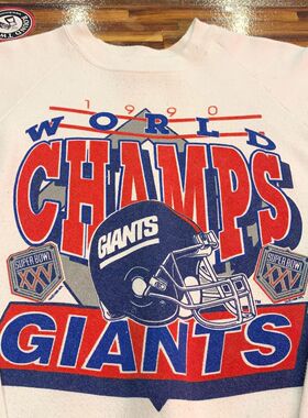 Autismss宝藏屋棒球印花美式复古白色长袖T恤加大码运动456XL