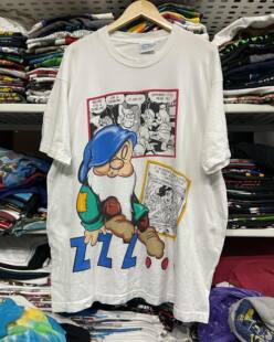 Autismss宝藏屋 可爱小矮人Cute dwarfs小众white t-shirt短袖T恤