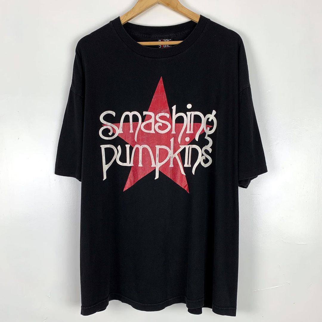 碎南瓜乐队小众稀有美式复古t恤