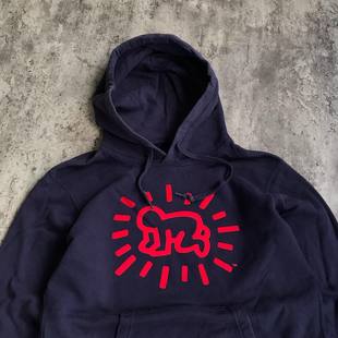 小众Keith Haring凯斯·哈林涂鸦氛围感卫衣情侣装秋季男女款长袖