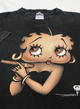 Autismss宝藏屋 Betty Boop T-shirt cartoon pattern短袖上衣