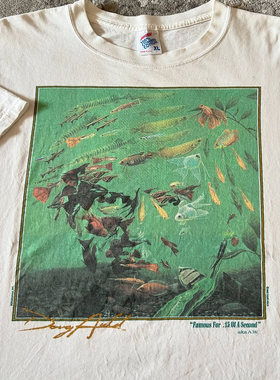 Autismss宝藏屋 好物推荐！油画艺术穿搭夏季短袖T恤oversize宽松