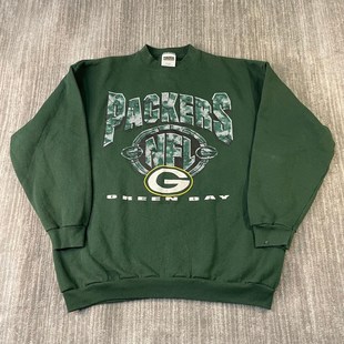 Autismss宝藏屋 packers绿湾包装 工队学院风男女圆领卫 重磅好物