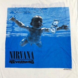 经典复古风长袖T恤nirvana乐队男女款无性别宽松oversize圆领上衣