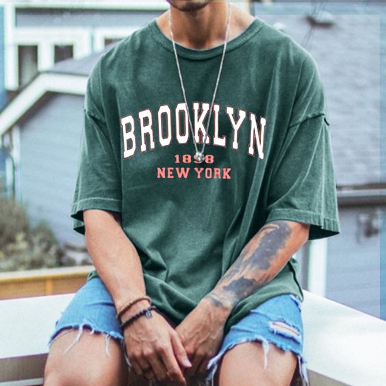 重磅不透brooklyn布鲁克林简约