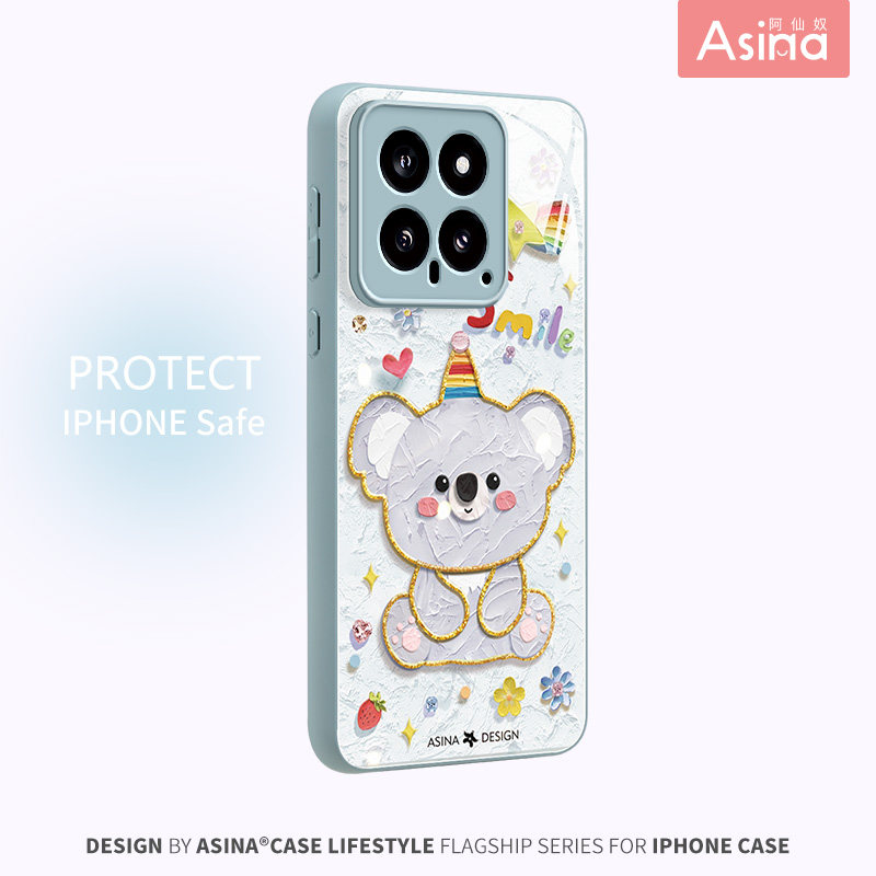 可爱小考拉适用小米14手机壳小米13pro液态玻璃壳14pro卡通动物xiaomi12全包防摔保护套mi潮流13可爱萌物,3C数码配件,手机保护套/壳,淘宝优惠券,粉丝福利购,淘宝优惠卷