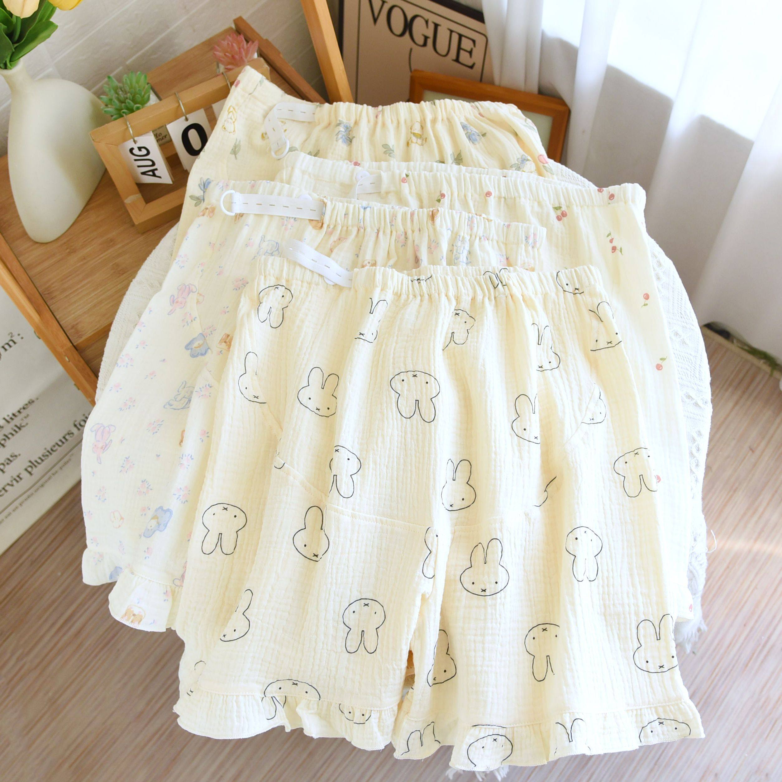 可调节孕妇睡裤女纯棉纱布夏季托腹短裤薄款五分裤月子裤吸汗透气,女士内衣/男士内衣/家居服,睡裤/家居裤,淘宝优惠券,粉丝福利购,淘宝优惠卷