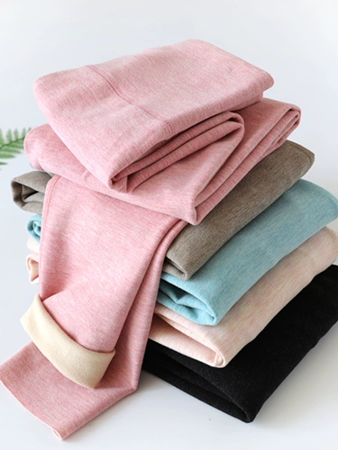 Бархатные удерживающие тепло леггинсы, термобелье, утепленные базовые штаны, высокая талия