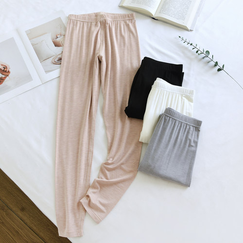 莫代尔轻暖秋冬女士薄款肌底裤