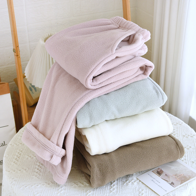 女士秋冬季加绒保暖睡裤