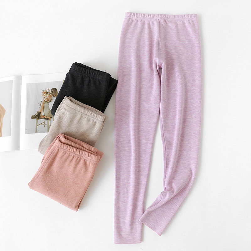 含羊毛蚕丝女士德绒无痕保暖裤