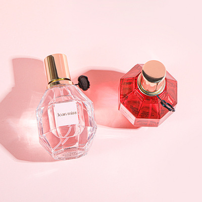 小城伊香女士清新自然持久淡香水玫瑰红宝石鲜花绽放香水perfume