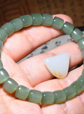 新疆的猫JJ010507 24.0克冰透凝膏油脂状冒油老坑冰晴直切手链