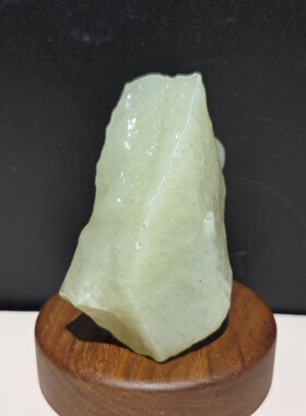 G013002新疆的猫126.1克一把抓胶腻油润高青白戈壁玩料和田玉