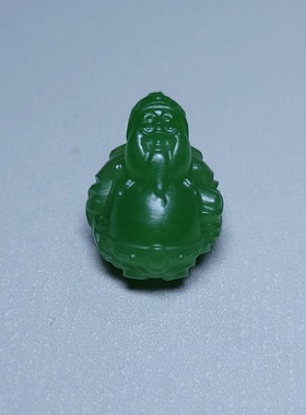 新疆的猫Z102405 3.5克，肉细油润色泽惊艳俄碧老料翠美碧玉财神