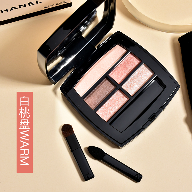 CHANEL/香奈儿米色时尚眼部彩盘白桃盘眼影 WARM五色眼影盘