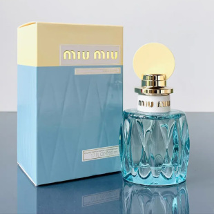 MIUMIU缪缪自然清新女士滢蓝同名浓香水粉漾淡香