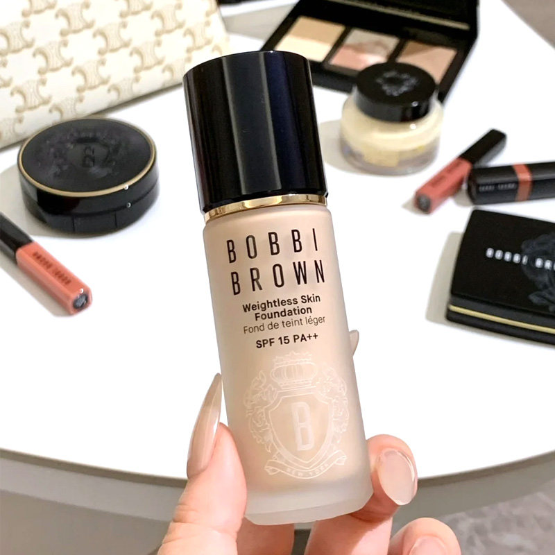 BOBBI BROWN芭比波朗清透轻盈持妆粉底液提亮肤色黑磁瓷30ml图片