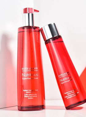 雅诗兰黛红石榴水200ml/400ml滋润清爽型鲜活保湿倍润提亮精