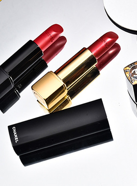 chanel香奈儿口红丝绒58 57炫亮唇膏唇釉154coco山茶花黑管
