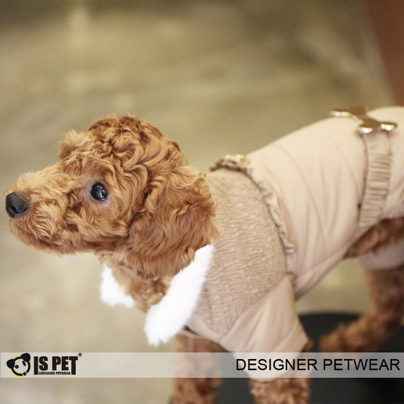 ISPET 清仓 艾斯彼特 宠物服饰 波浪爱宠四脚棉服 OR0006