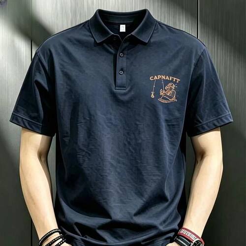 【高品质】夏季爆款翻领短袖POLO衫T恤男士大码时尚休闲潮流亲肤