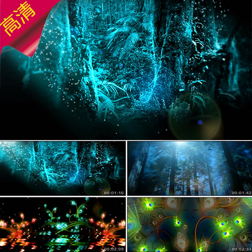 彩云之南 配乐成品 傣族舞蹈背景 孔雀舞 节目背景 高清视频素材