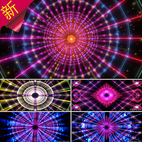 精舞门 罗志祥 歌曲成品 MV 动感舞台 万花筒发散 VJ LED视频素材