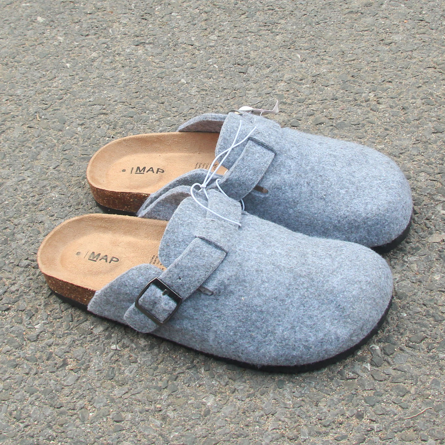 2025新款外贸原单包头拖鞋女外穿高端软木底一脚蹬勃肯鞋半拖鞋