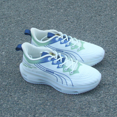 2025新款中底锋线男士低帮系带网布休闲轻便跑步运动鞋男鞋