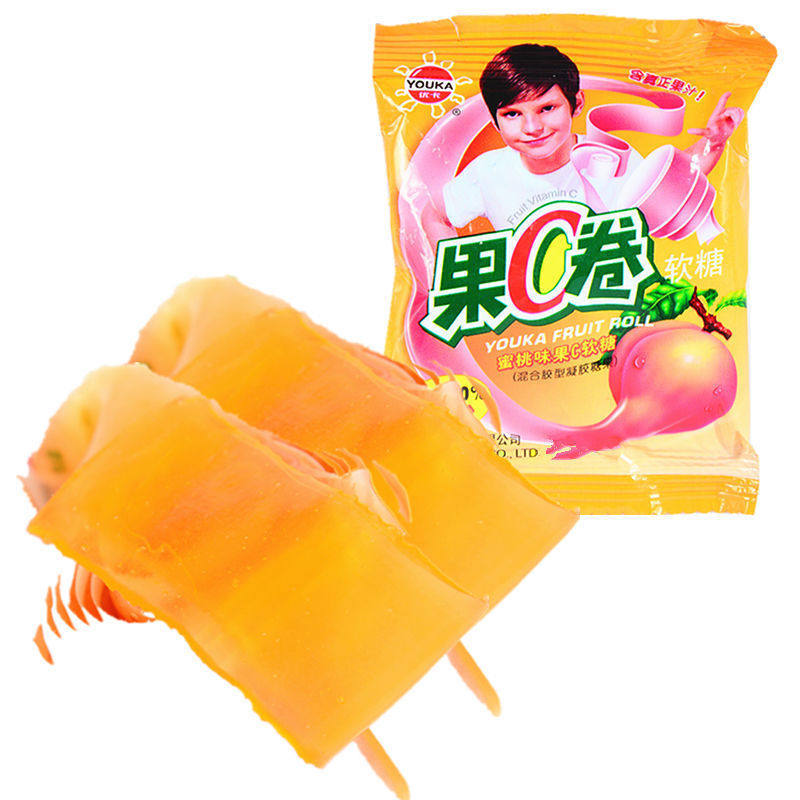 优卡 果C卷 软糖 12克 儿童喜爱休闲小吃零食品软糖批发