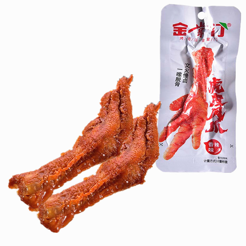 金掌门虎皮凤爪散装称重批发
