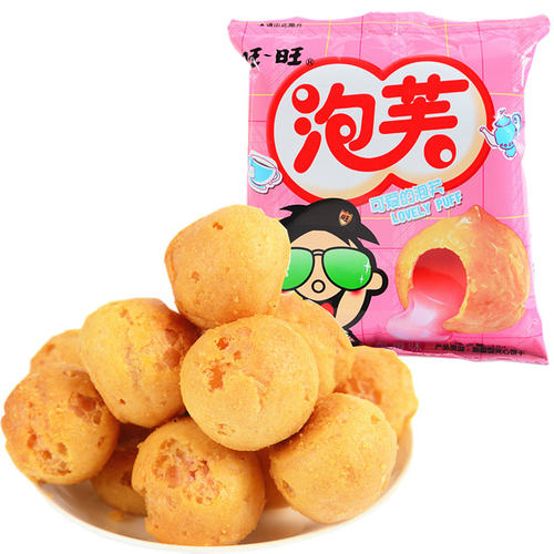 风味休闲小吃零食面包糕点泡芙小吃15克口味随机批发儿时怀旧