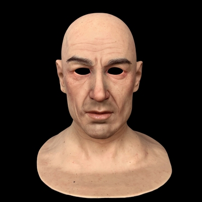 硅胶仿真人脸变脸面具定制