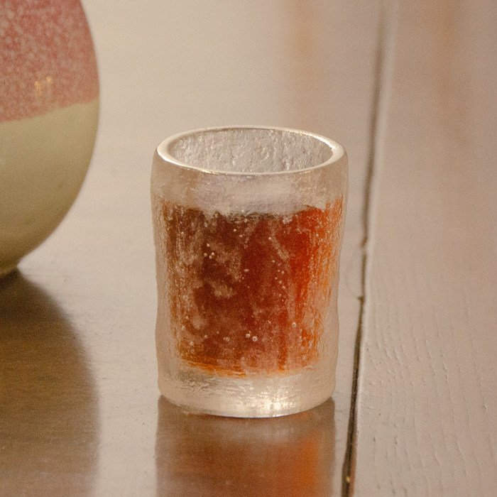 空物志 包邮原创设计古法脱蜡琉璃冰冻烧日式闻香茶酒杯酒具