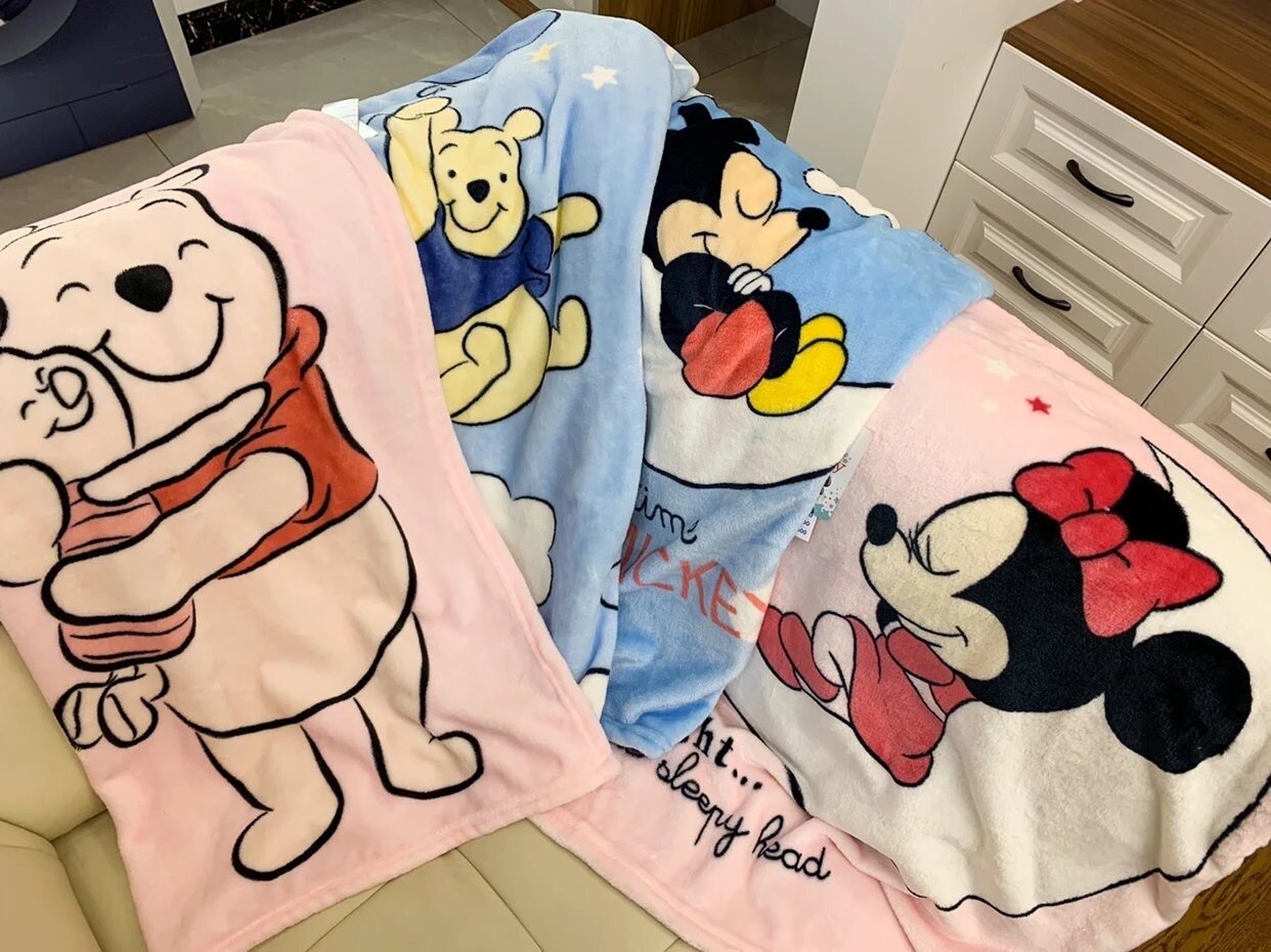 包邮 男童女童宝宝午睡毯 法兰绒小毛毯