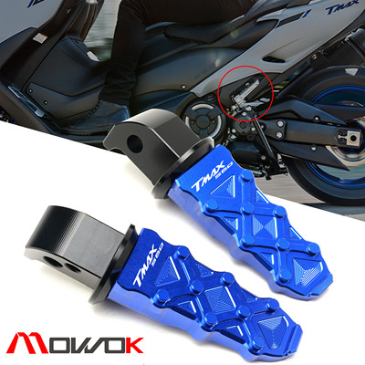 适用摩托车TMAX530 560 DX SX TECHMAX 13-24年改装防滑后脚踏仔