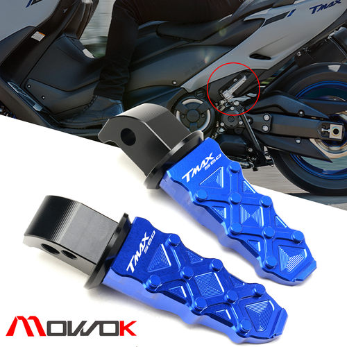 适用摩托车TMAX530 560 DX SX TECHMAX 13-24年改装防滑后脚踏仔