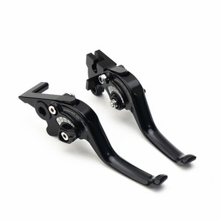 适用无极CU525 CU625改装铝合金短款两指竞技刹车牛角离合手把