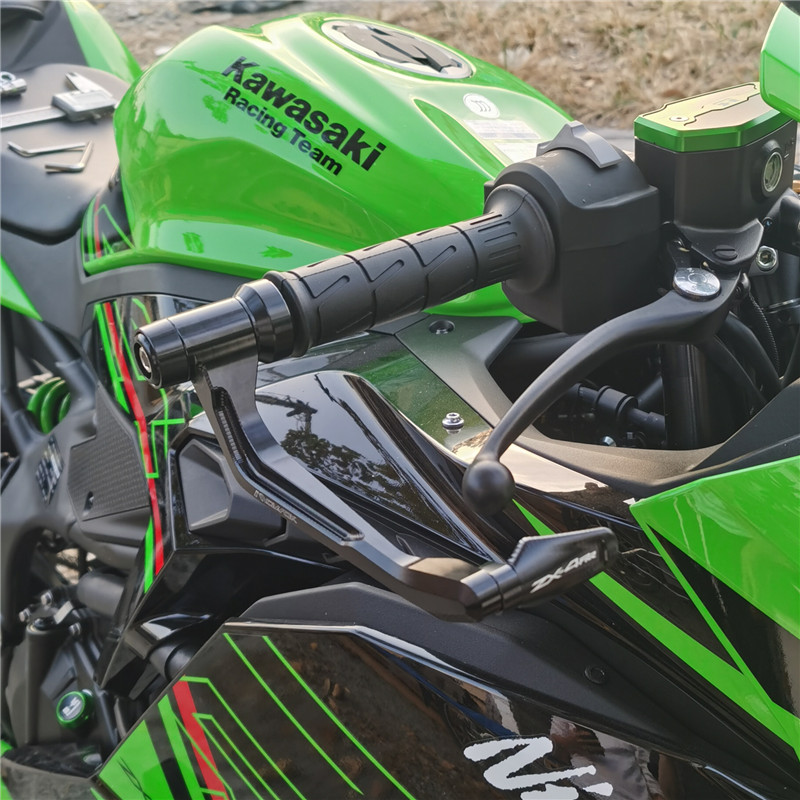 适用川崎ZX4R ZX4RR 23-25年改装铝合金刹车牛角护手保护杆保险杆