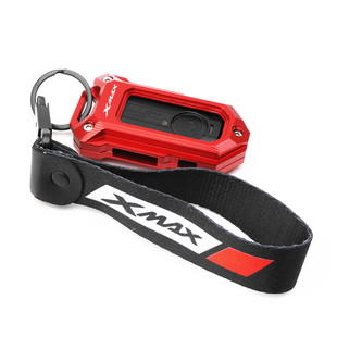 适用摩托车XMAX300 21-22年改装铝合金钥匙壳遥控壳套摩托车配件