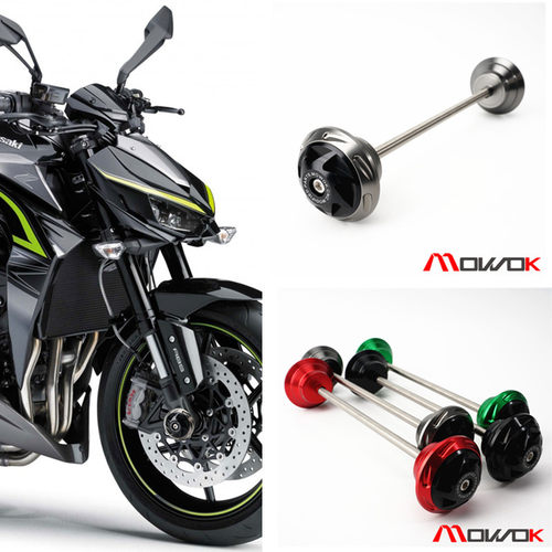 适用川崎Z800 Z1000R NINJA650 Z650 Z900 10-23年改装前轮防摔球 - 封面