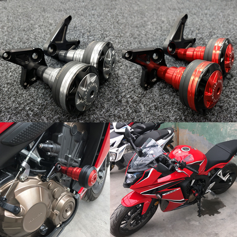 本田 CB650F CBR650F 14-18年 改装防摔胶防摔球防摔杠保险杠配件