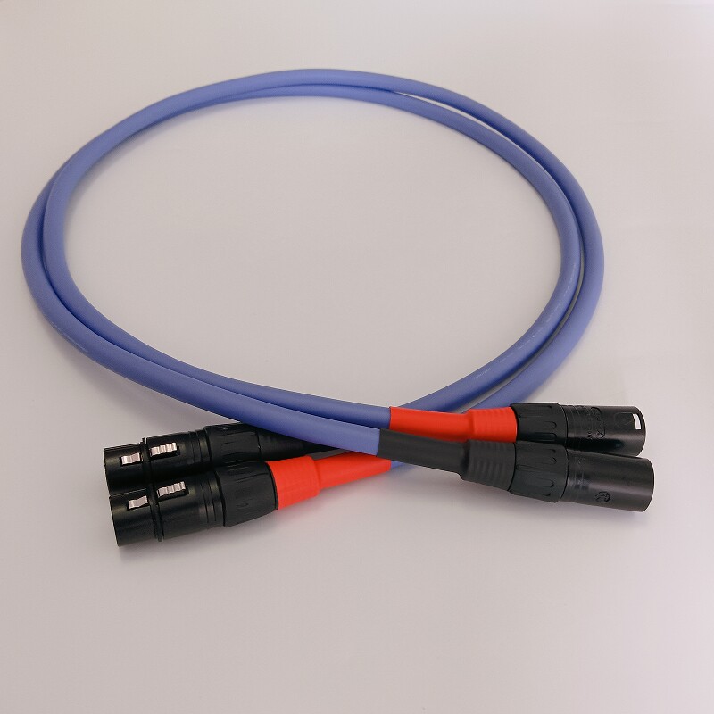 日本古河FA-&alpha;S22 OCC单晶铜RCA音频信号线转卡侬公母XLR 平衡线